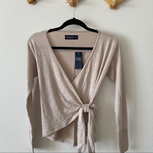 abercrombie wrap sweater